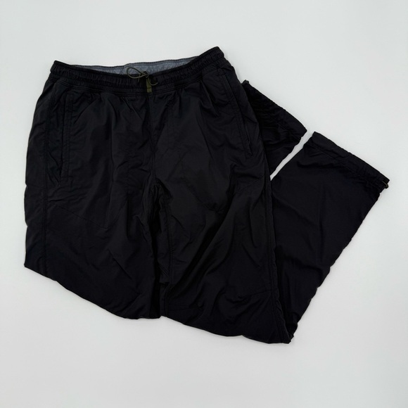 NWT Relwen Men's Off-Trail Wind Pant Black Fade Small Relaxed Breathable Nylon - Picture 4 of 12